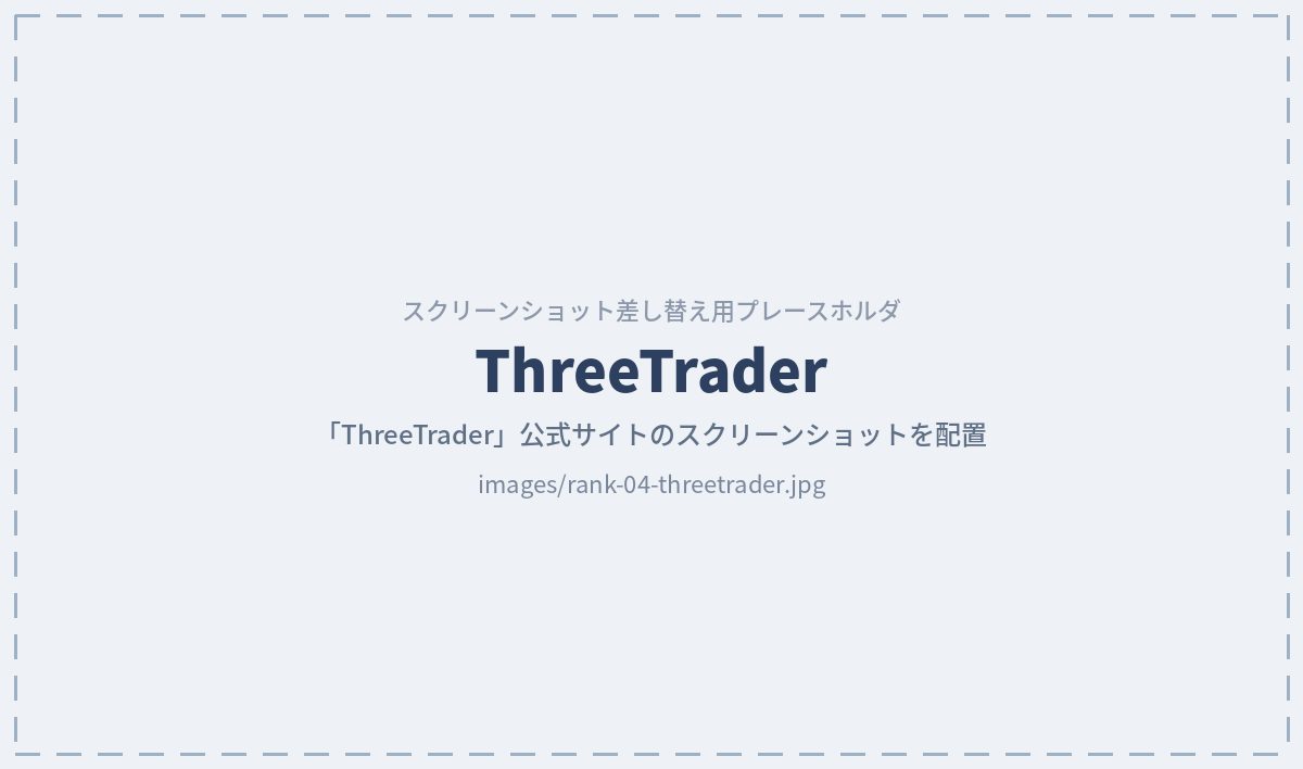 ThreeTrader 公式サイトのトップページ